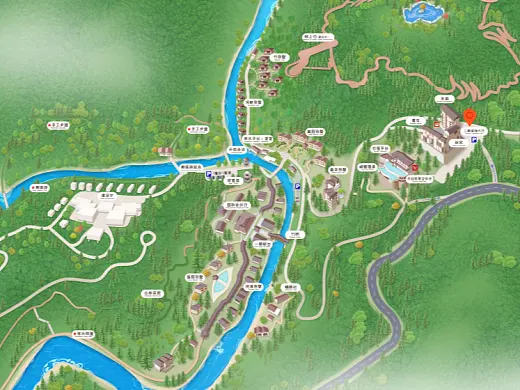 梁园结合景区手绘地图智慧导览和720全景技术，可以让景区更加“动”起来，为游客提供更加身临其境的导览体验。